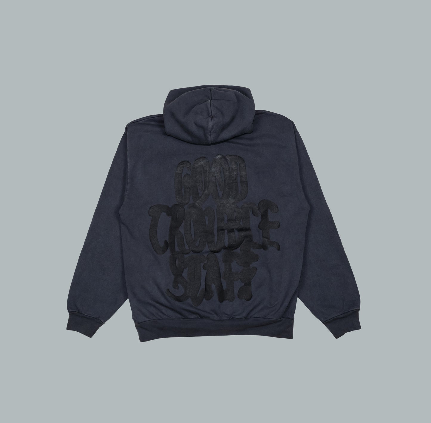 Dolphin Grey Trouble Staff Hoodie